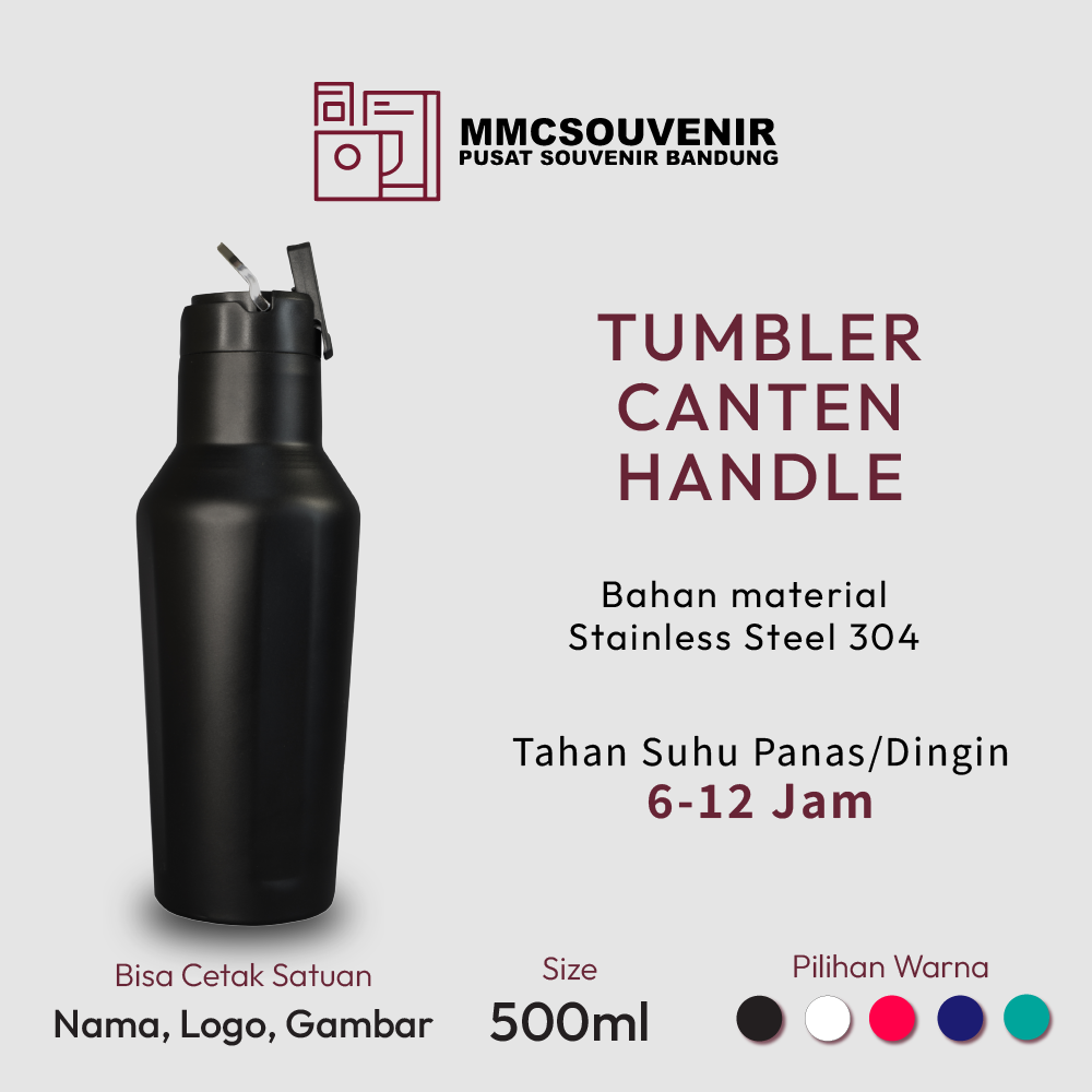 Tumbler Canten Handle custom Bandung - MMC Souvenir