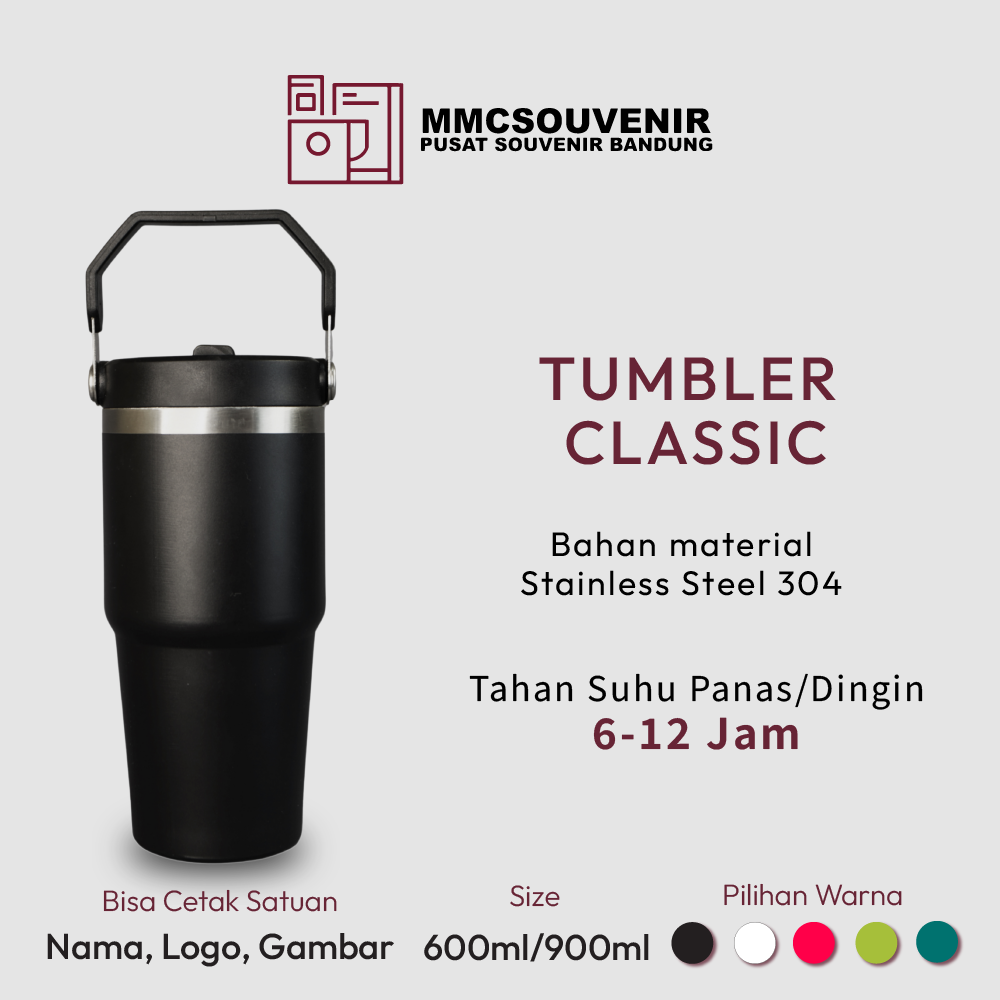 Tumbler Classic custom Bandung - MMC Souvenir