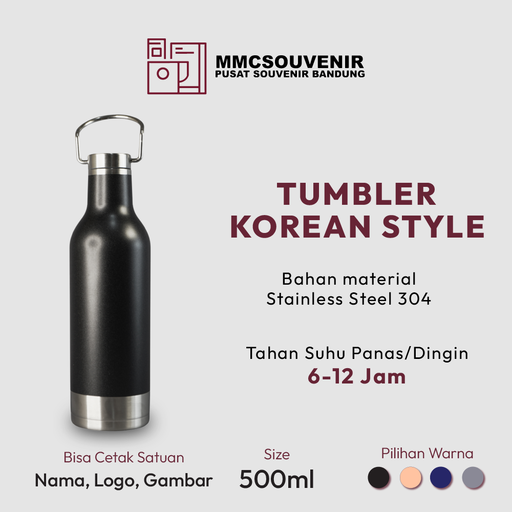 Tumbler Korean Style custom Bandung - MMC Souvenir