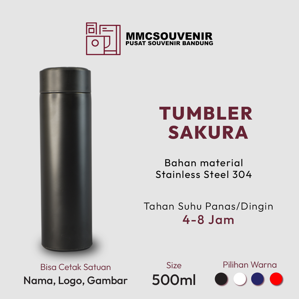 Tumbler Sakura custom Bandung - MMC Souvenir